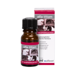 AlfaVitam 10 ml - koncentrat multiwitaminowy dla królików, gryzoni, fretek, jeży, ptaków i gadów