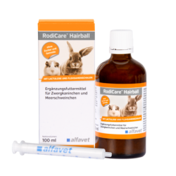RodiCare Hairball 100 ml - usuwanie złogów przewodu pokarmowego (Nowe opakowanie)