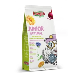 Alegia JUNIOR NATURAL DLA KAWII DOMOWEJ 650G - specjalistyczna karma junior dla kawii domowej
