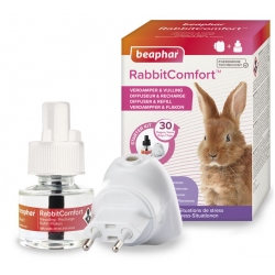 WYPRZEDAŻ !!! Beaphar Rabbit Comfort do kontaktu - zestaw startowy wtyczka + wkład / Feromony uspokajające dla królika termin 04/2024