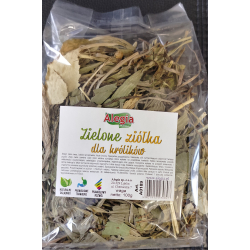 WYPRZEDAŻ !!! Alegia Natural ZIELONE ZIÓŁKA DLA KRÓLIKA 100G termin 01.11.25